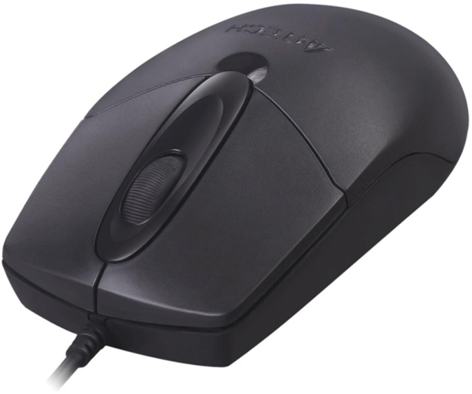 Мышь A4Tech OP-720S черный оптическая 1200dpi silent USB 2but