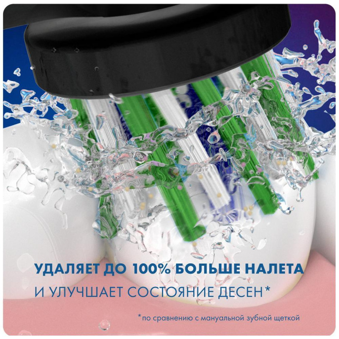 Набор сменных насадкок Oral-B Cross Action EB50BRB, 4 шт [80348201]