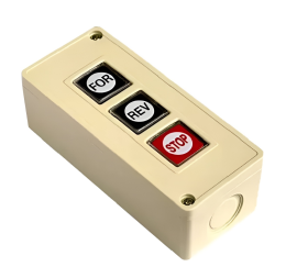 Пульт управления турникетом Temid TPB-03 проводной пульт управлением турникетом или шлагбаумом, 120х40х50 мм, материал: пластик