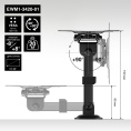 Кронштейн для TV/монитора 13"-34" настенный ExeGate EWM1-3420-01 VESA 75x75, 100x100, макс.нагрузка 20 кг, наклон -8°/+8°, поворот -90°/+90°, расстояние до стены 65-190мм, цвет черный EX297367RUS