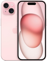 6.1" Смартфон Apple iPhone 15 128Gb,  A3090,  NFC,  OLED,  60Гц,  розовый