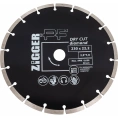 Диск алмазный сегментированный 230х22.2х2.5х7 мм ZIGGER 11592226