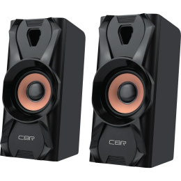 CBR CMS 720, Акустическая система 2.0, питание USB, 2х3 Вт 6 Вт RMS , материал корпуса пластик, 3.5 мм линейный стереовход, цвет чёрный