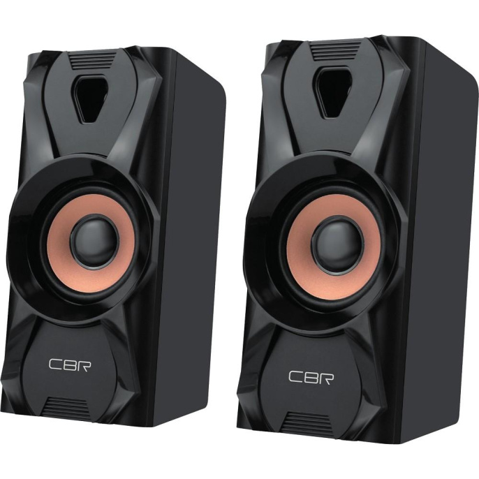 CBR CMS 720, Акустическая система 2.0, питание USB, 2х3 Вт 6 Вт RMS , материал корпуса пластик, 3.5 мм линейный стереовход, цвет чёрный