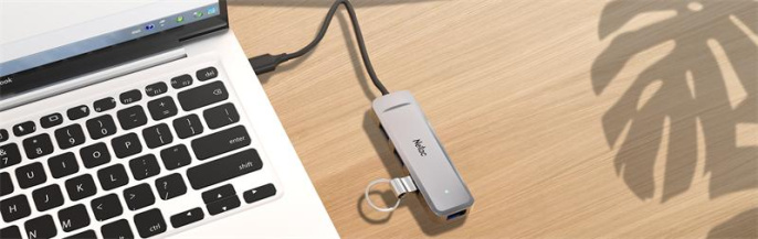 NETAC USB-концентратор Netac USB Hub WF11, USB-A to USB3.0*4 repl. NT08WF11-30GR WF11GYCN