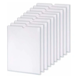 Информационные самоклеящиеся карманы Staff А4, вертикальные, комплект 10 шт, ПЭТ, 0.3 мм 291280