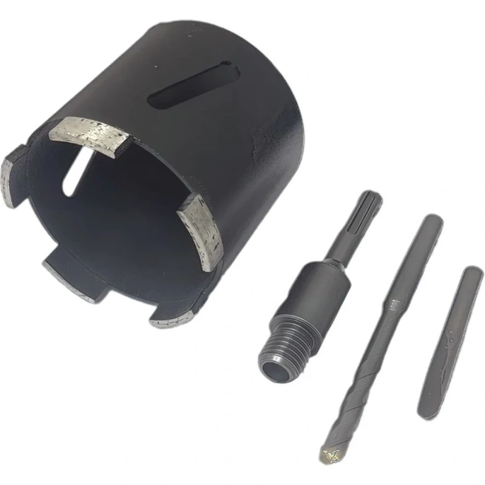 Сверло алмазное сегментное с переходником SDS+ по бетону 82х10 мм SKYWER SK-САСС82