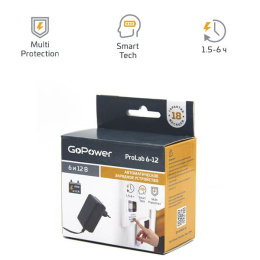 З/У для свинцово-кислотных аккумуляторов 6 и 12V GoPower ProLab 6-12 1.0A 1/100 00-00015352