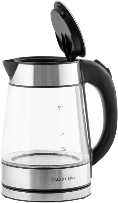 Чайник электрический GALAXY LINE GL 0561, 2200Вт, серебристый