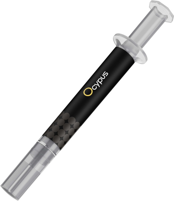 Термопаста Ocypus Gamma ET40 4г Gamma-ET40-GRN00XXX-GL термическое сопротивление: 0.0016°C-In²/W, плотность: 2.3g/cm³, диапазон рабочих температур: 50-150°C