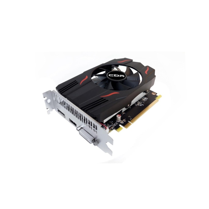 Видеокарта CBR Radeon RX 550 4G GDDR5, 128BIT, 896, 1175MHz, Single fan, PCIE 3.0, 50W DVI/HDMI/DP [VGA-STX550-4G-RTL]