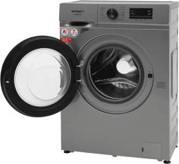 Стиральная машина узкая KRAFT KF-MBDS7109G, с фронтальной загрузкой, 7кг, 1000об/мин, с паром, инверторная