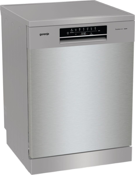 Посудомоечная машина Gorenje GS642E90X ( 2 корзины ),  полноразмерная, напольная, 59.9см, загрузка 13 комплектов, серебристая