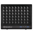 Корпус Silverstone SST-SG13B Sugo Mini-ITX Compact Computer Cube Case, Mesh Front Panel, black, RTL {4} (G410SG13B000020)