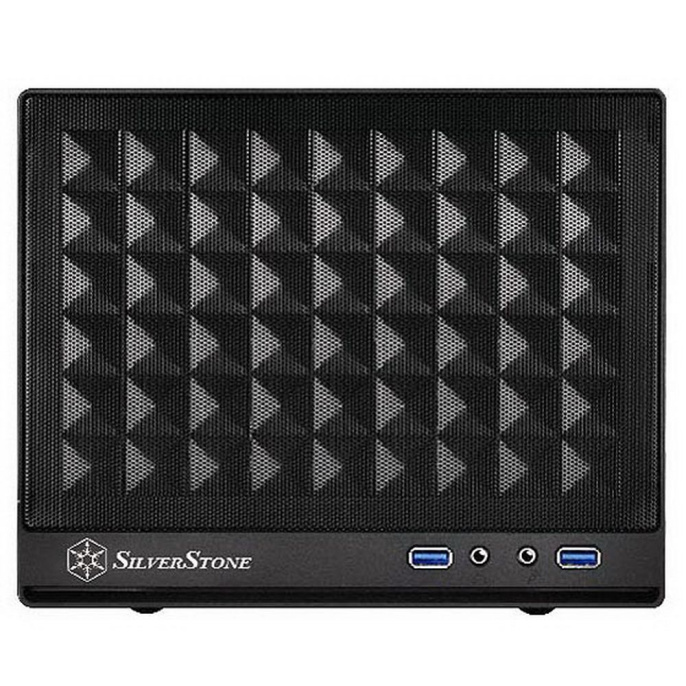 Корпус Silverstone SST-SG13B Sugo Mini-ITX Compact Computer Cube Case, Mesh Front Panel, black, RTL {4} (G410SG13B000020)