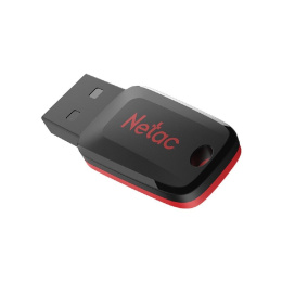 Netac USB Drive 4GB U197 NT03U197N-004G-20BK , USB2.0, пластиковая, черная