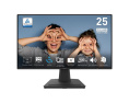 24.5" Монитор MSI Pro MP252, 1920x1080, IPS, 100Гц, 1хHDMI, 1хDP, черный [9s6-3pc4ct-018]