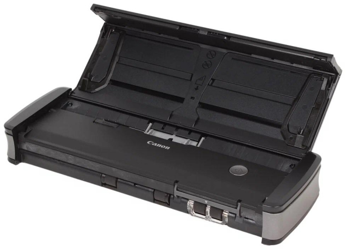 Сканер Canon P-215II 9705B003 протяжный портативный, CIS датчик, 600x600 dpi, 24 бит, формат A4, двустороннее сканирование, автоматическая подача, 15 стр/мин ч/б , 10 стр/мин цвет , питание от USB, 285x174x257 мм, 1 кг