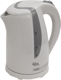 Чайник электрический OASIS K-2PW, 1.7л, пластик