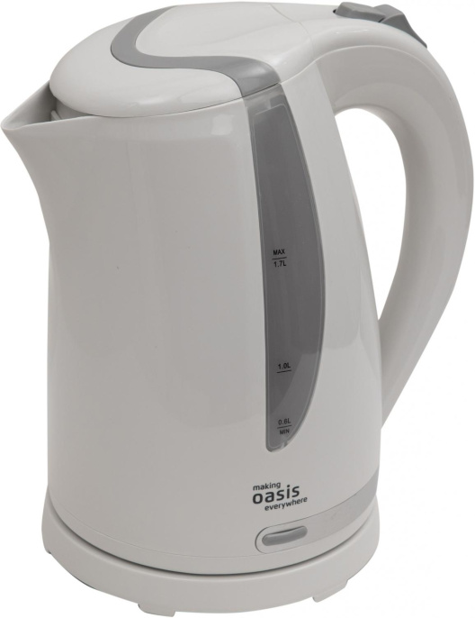 Чайник электрический OASIS K-2PW, 1.7л, пластик