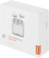 Наушники Lenovo QT83, Bluetooth, вкладыши, белый