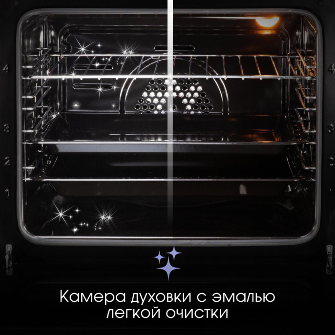 Духовой шкаф Электрический Zigmund & Shtain E 151 W белый