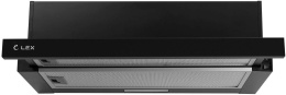 Встраиваемая вытяжка LEX Hide G 600, управление кнопочное, черный [chat000127]