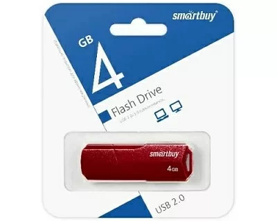 Накопитель SmartBuy Clue SB4GBCLU-BG USB2.0 Flash Drive 4Gb (RTL)