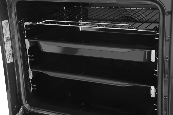 Духовой шкаф электрический Gorenje BOSX6737E09BG,  77л,  дверца с 2 стеклами,  черный