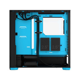 Корпус Case Fractal Design Pop Air RGB Cyan Core TG Clear Tint, Midi-Tower, 3x120mm RGB, 2xUSB-A 3.2 ATX, mATX, mITX Black/Cyan FD-C-POR1A-02