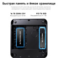 Неттоп Chuwi LarkBox X Core 3 100U 1.2 16Gb SSD512Gb Graphics Windows 11 Pro 2xGbitEth WiFi BT 65W черный/белый 31246918