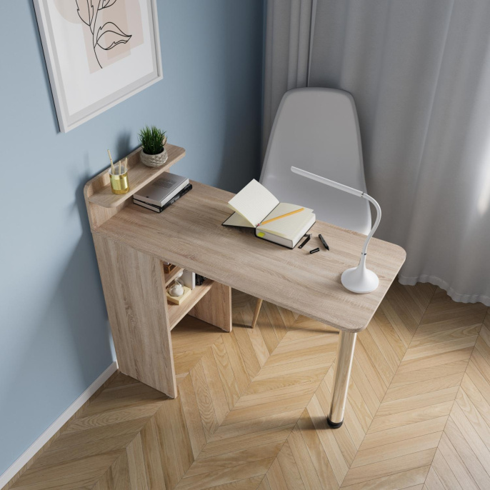 Стол для ноутбука Сокол СП-19, ЛДСП, дуб сонома