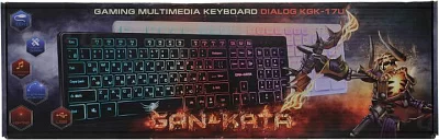 Клавиатура Dialog Gan-Kata KGK-17U White USB 104КЛ подсветка клавиш