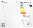 Стиральная машина Electrolux EW6F1492E, с фронтальной загрузкой, 9кг, 1400об/мин, с паром, инверторная,  с английской панелью управления