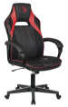 Кресло игровое A4Tech Bloody GC-300 черный/красный ткань/эко.кожа крестов.