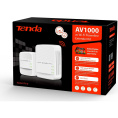 TENDA PH10 AV1000 комплект гигабитных Wi-Fi Powerline адаптеров AC стандарта