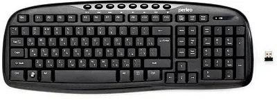 Perfeo клавиатура беспров. "ELLIPSE" Multimedia, USB, чёрная аксессуары для ПК и гаджеты для дома Perfeo PF_5192
