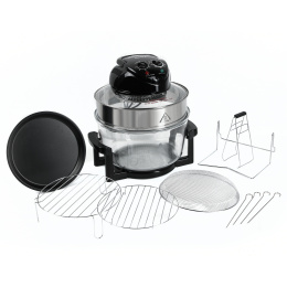 Аэрогриль RAGEX R201-000 5 в 1, 12 + 5 литров, 1400 Вт, черный