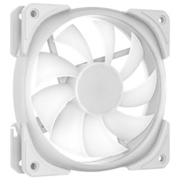 Powercase CM21-12W ARGB White 120x120x25mm PWM, 100шт./кор, 4pin +ARGB Sync, 800-1500±10% об/мин Bulk