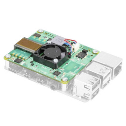 Плата интерфейсная Raspberry Pi Плата Power Over Ethernet POE Raspberry Pi PoE HAT+ for Raspberry Pi 3B+ и 4B, SC0468, для питания Raspberry Pi через Ethernet кабель. Вентилятор в комплекте. RPI3-MODBP-POE RASP3328 221-1857 492820