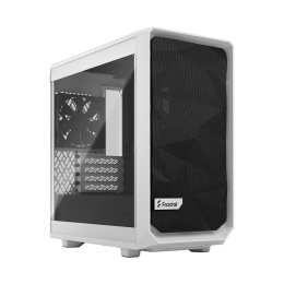 Корпус Case Fractal Design Meshify 2 Mini TG Clear Tint, Mini-Tower, 1x120mm + 1x140mm, 2xUSB-A 3.2 + 1xUSB 3.2 Type-C mATX, mITX, mDTX White FD-C-MES2M-02