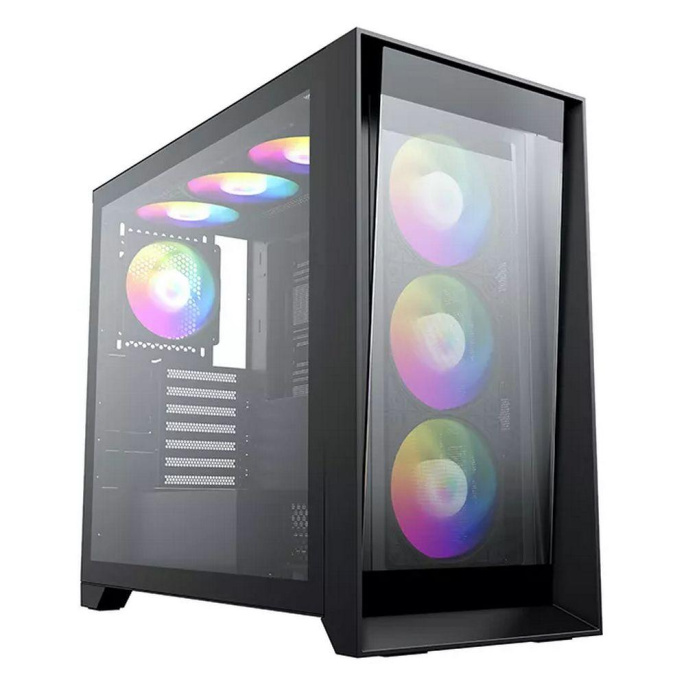 Корпус ACD Lagrange black with 4 pcs ARGB fan PWM+5V 3PIN +FAN HUB AH-TC1GC-000
