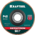 Лепестковый шлифкруг Kraftool 36598-125-40,  универсальный,  125мм,  22.2мм