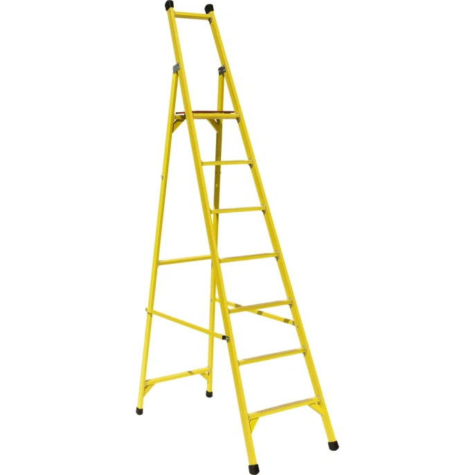 Стремянка диэлектрическая стеклопластиковая с симметричной опорой ООО "ЛУЧ" ССС-3,2-Ф55П