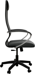 Кресло МЕТТА SU-B-8, сетка, до 120кг, топ-ган, фиксированные подлокотники,  черный