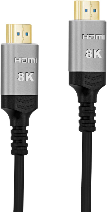 Кабель аудио-видео Digma HDMI 2.1 AOC,  HDMI (m) -  HDMI (m),  ver 2.1,  10м, GOLD,  черный [hdmi-aoc2.1-10]