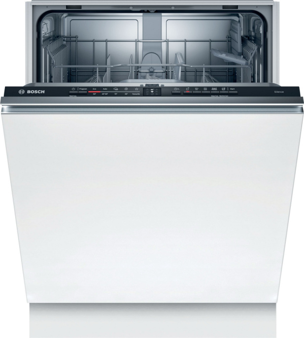 Посудомоечная машина Bosch SMV2ITX18E (встраиваемая, загрузка: на 12 комплектов посуды, электронное управление, 5 программ, сушка: с теплообменником, дисплей, индикация на полу: луч)