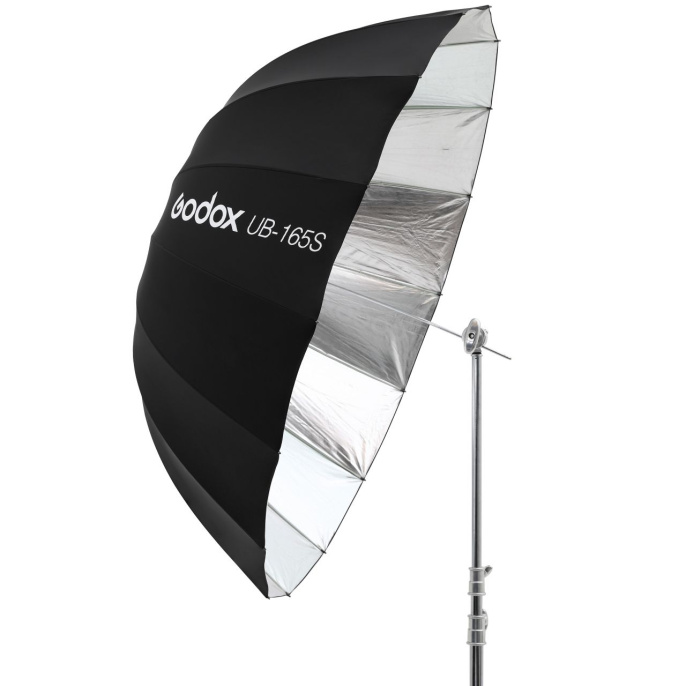Фотозонт параболический Godox UB-165S серебро/черный 28525