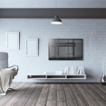 Кронштейн ONKRON/ 32-65" макс. 400*400, наклон 0º, поворот 0º, от стены 30мм, вес до 50кг, черный (ONKRON FM2 BLACK)