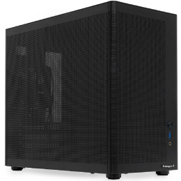 Case HSPD M210, Mesh Mid Tower, Black, 0.7 SPCC, 1x90mm mATX, mITX 140/280/150mm 1x2.5", 1x3.5", 4xPCI 1xUSB-A 3.0 302x168x350mm